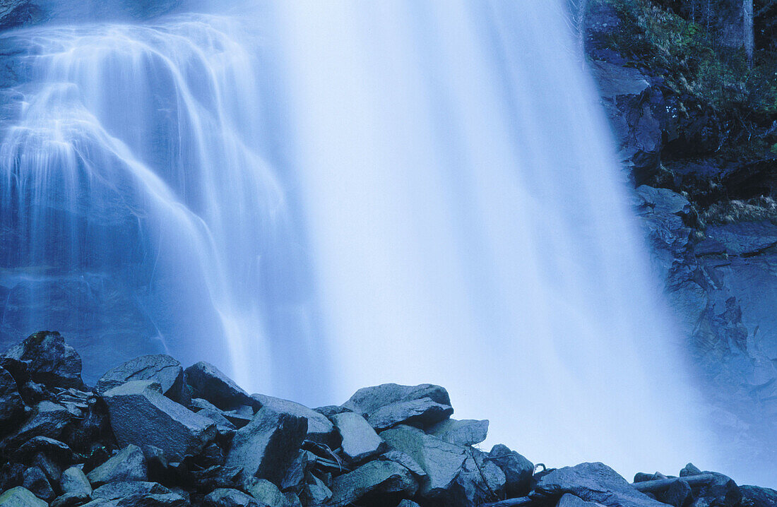 Krimmler waterfall. National park Hohe Tauern. Austria. The Alps.