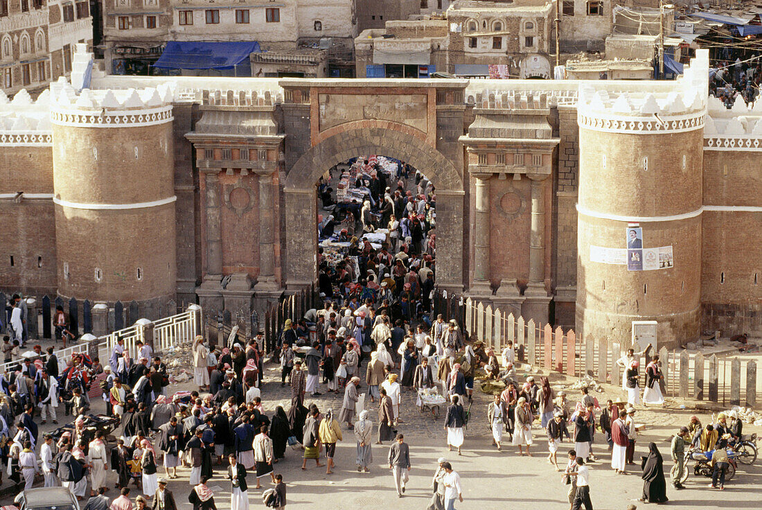 Old town. Sanaa. Yemen