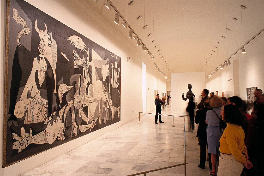 Guernica , by Pablo Picasso. Reina Sofia Art Center. Madrid. Spain