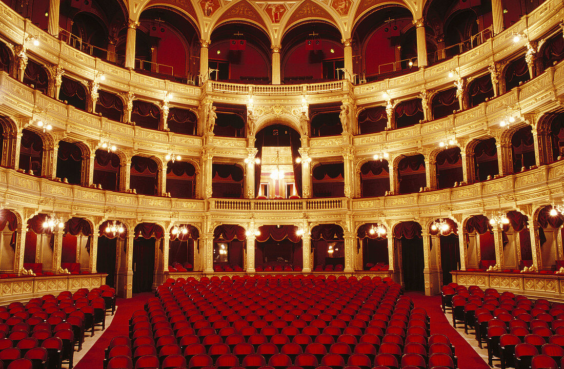 Interior of State Opera House. Budapest. Hungary