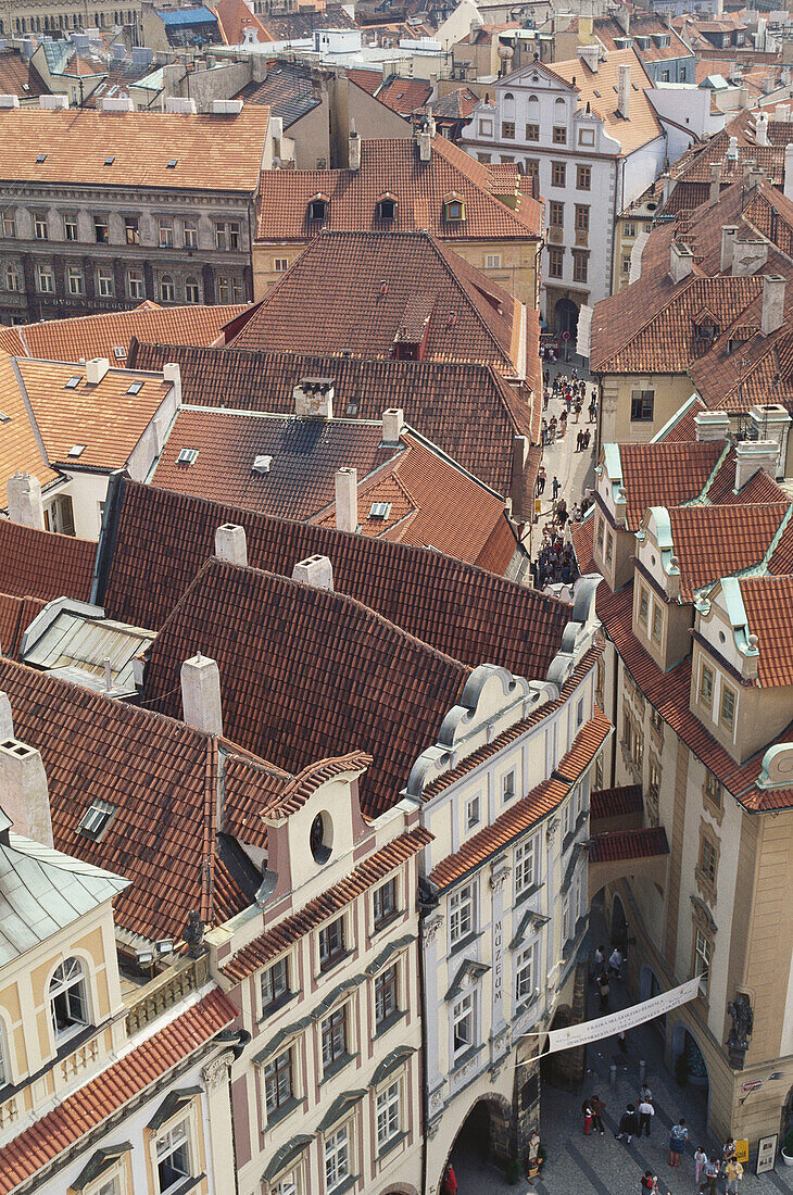 Prague (view from Old Town Hall tower). Czech Republic