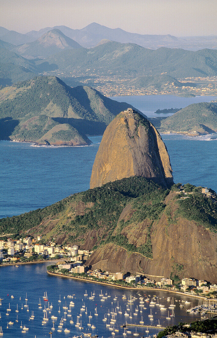 Botafogo bay and Sugarloaf. Rio de Janeiro. Brazil