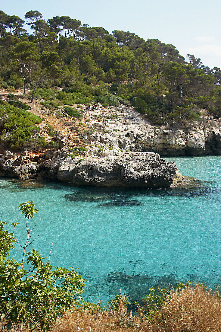 Mitjaneta Cove. South Coast, Minorca. Balearic Islands, Spain