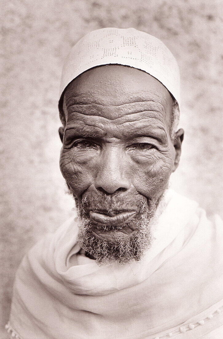 Elderly muslim. Harar. Ethiopia