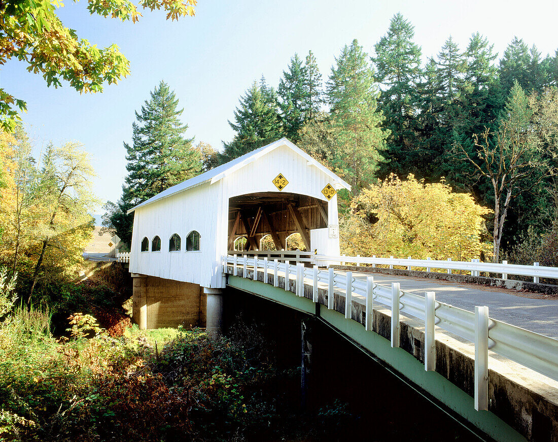 Rochester covered bridge. Oregon. USA
