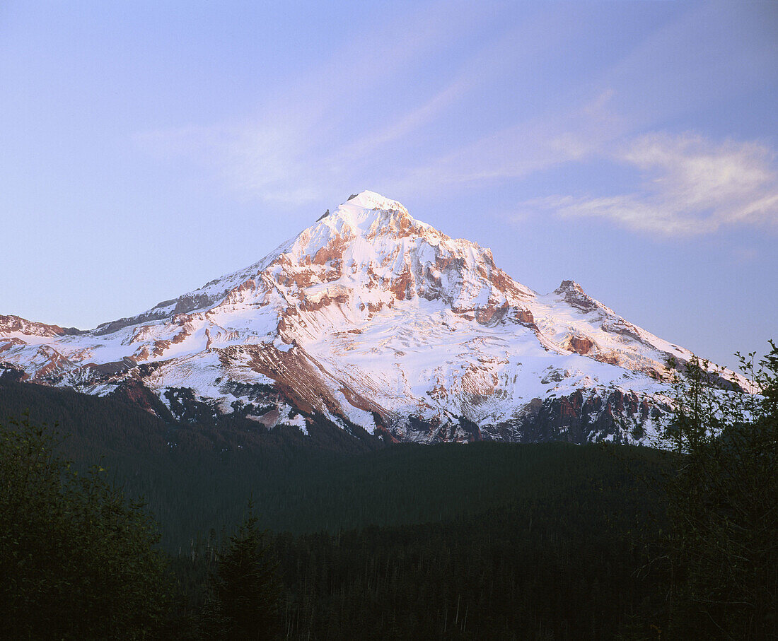 Mt. Hood from Lolo pass. Mount Hood National Forest. Oregon. USA