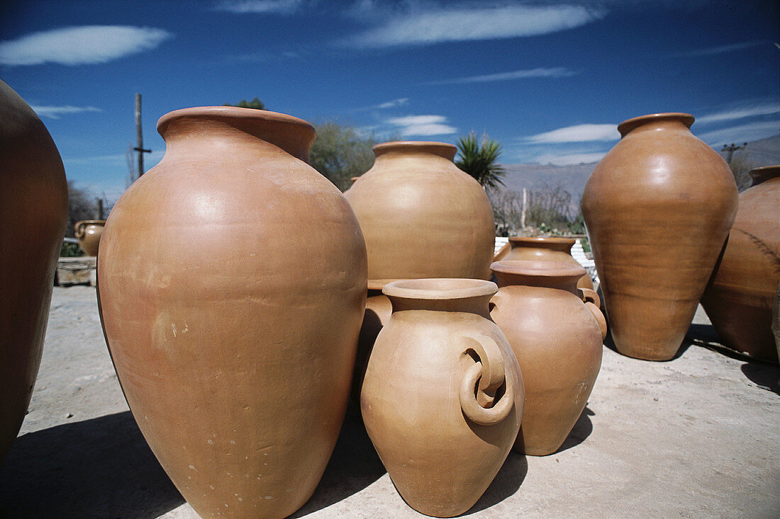 Clay jars. Calchaquies valleys. Argentina