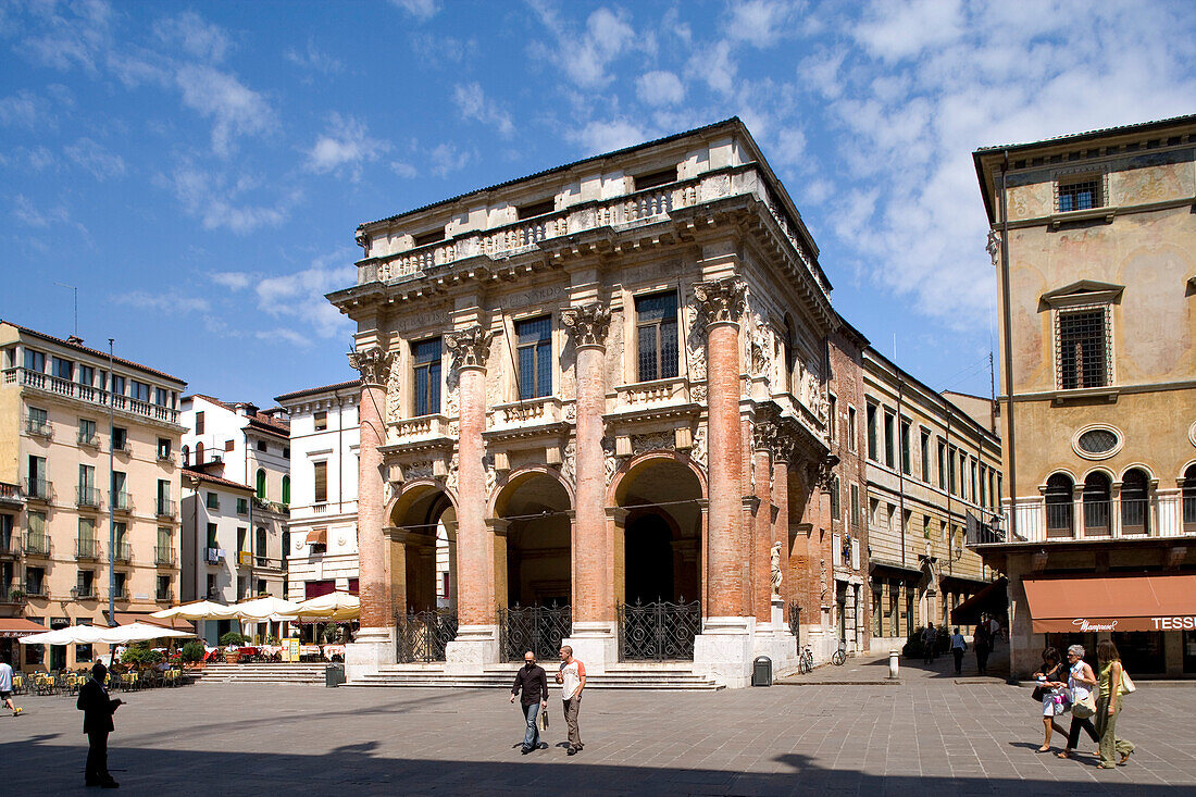 Loggia Capitano, Piazza dei Signori, Vicenza, Venetien, Italien