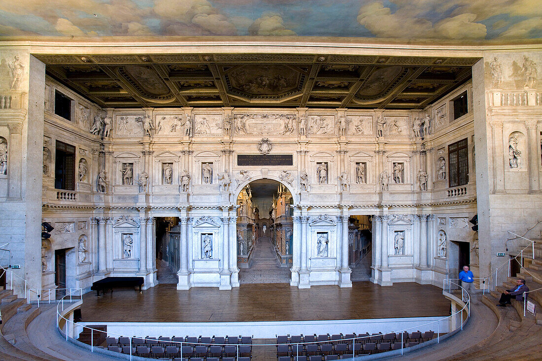 Teatro Olimpico, Vicenza, Venetien, Italien