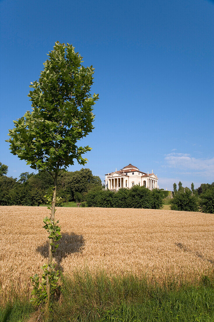 Villa Capra, La Rotonda, Entworfen von Andrea Palladio, Vicenza, Venetien, Italien