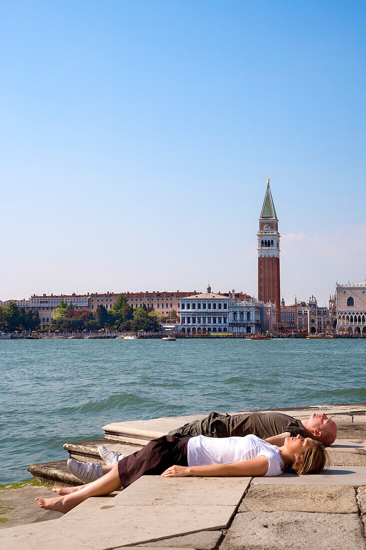 Doges Palace and St. Marks Square, Venice, Veneto, Italy