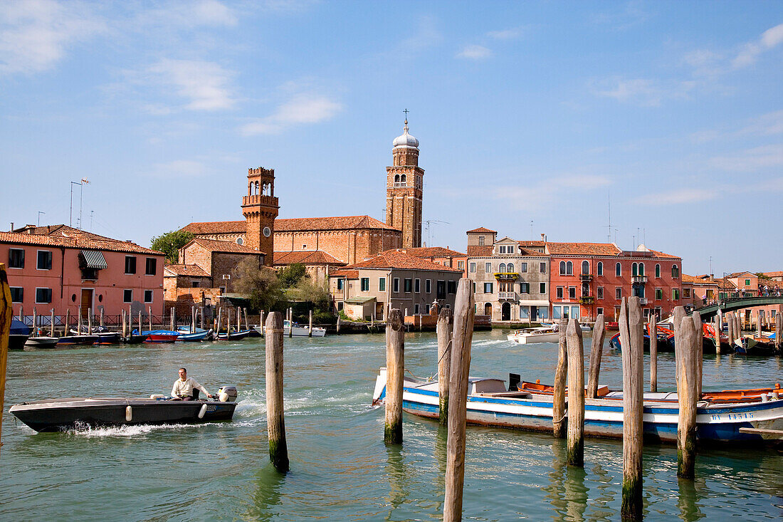 Grand Canal, Murano, Venice, Laguna, Veneto, Italy