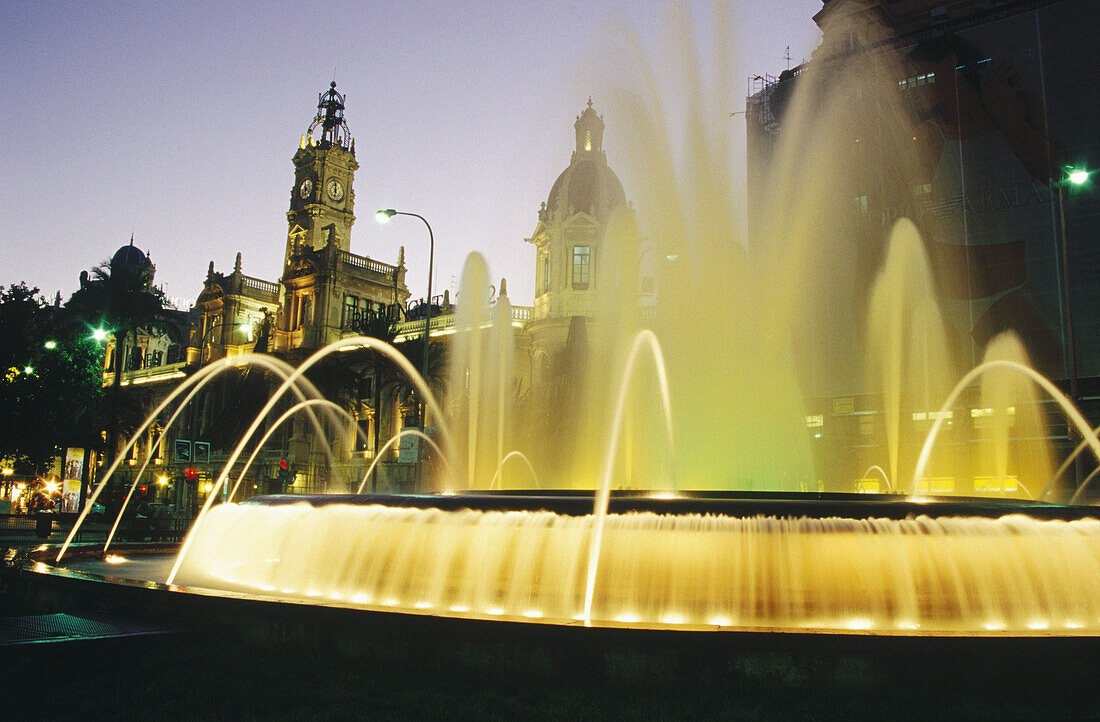 City Hall Square. Valencia. Spain