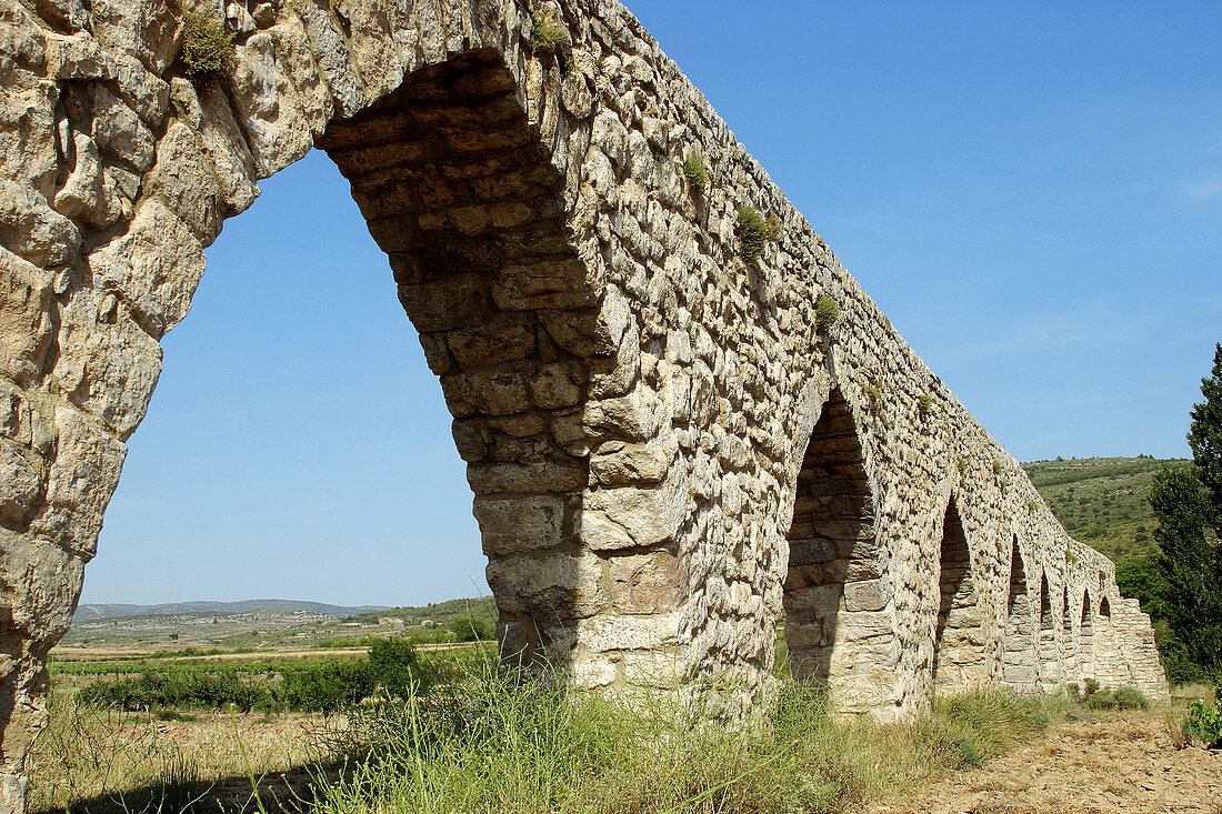 Aqueduct. Alpuente. Valencia province, Comunidad Valenciana, Spain