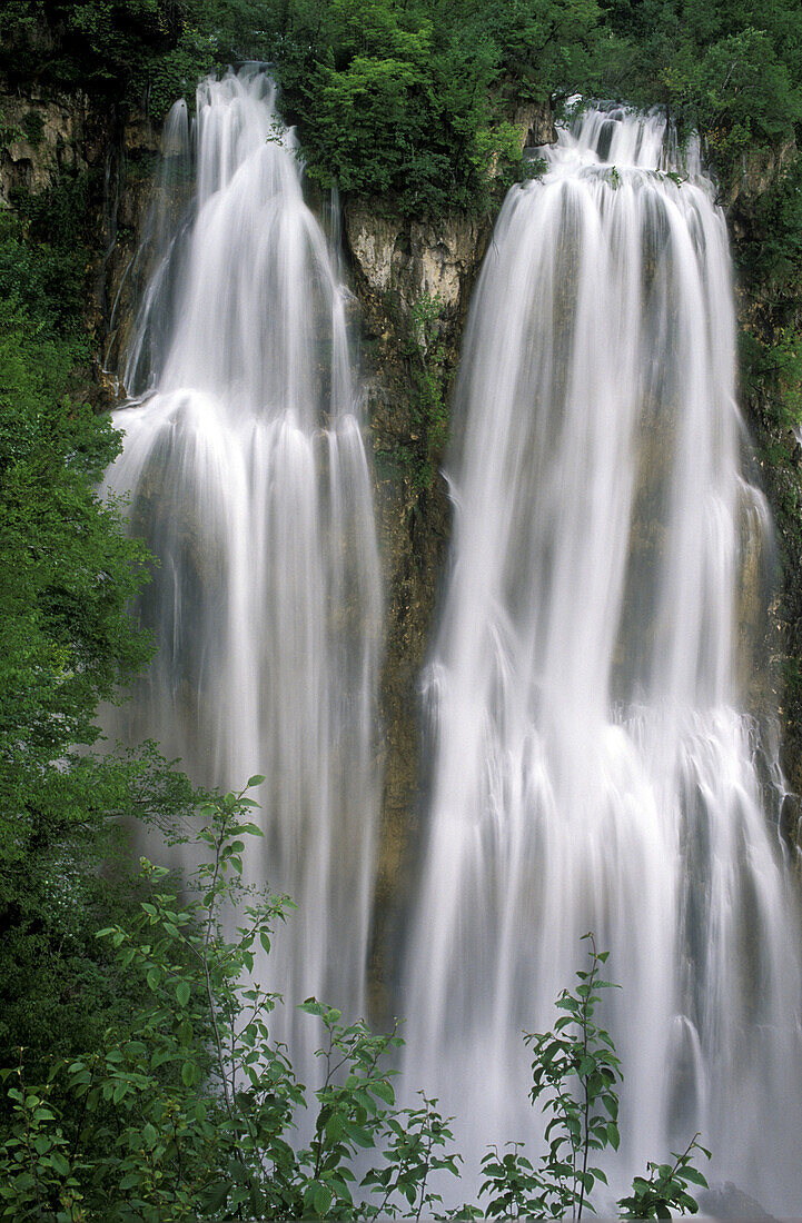 Waterfall, National Park Plitvice Lakes, Croatia