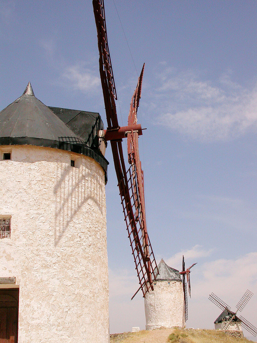 Windmills. Consuegra. Toledo province. Spain