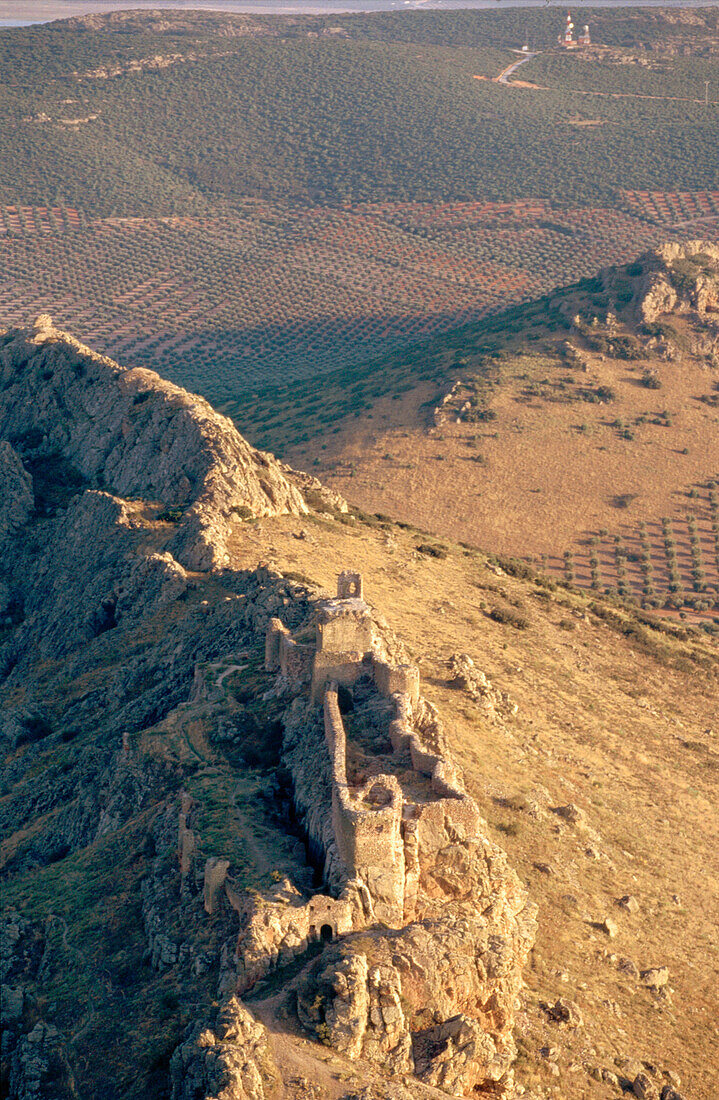 Peñas Negras Castle. Toledo province. Spain