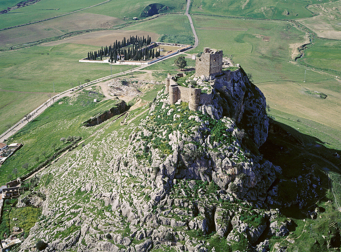 Castle in Bélmez. Córdoba province, Spain