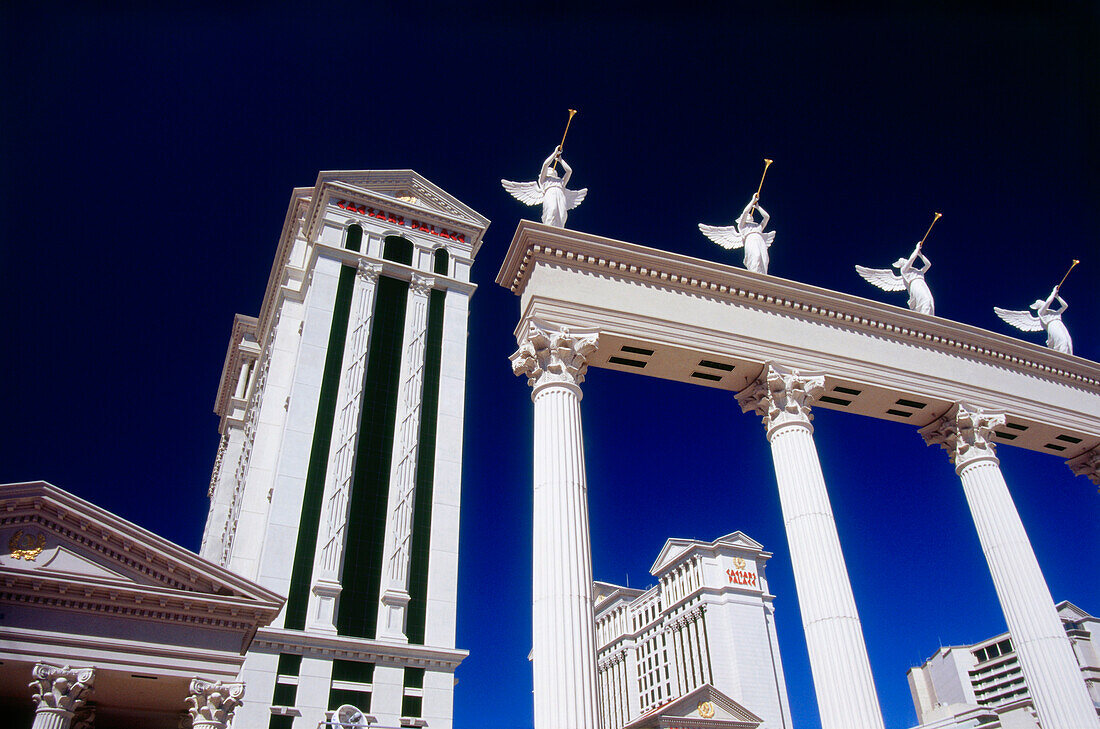 Aussenfassade des Hotel und Casino Cesar's Palace, Las Vegas, Nevada, USA, Amerika
