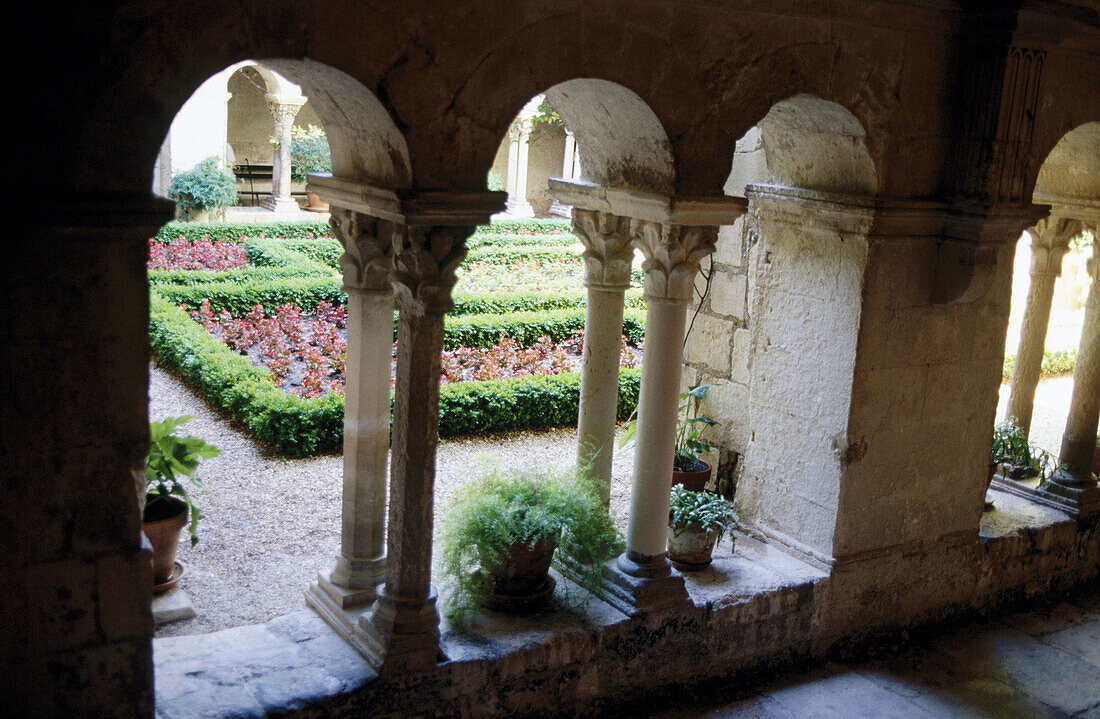 View of cloister. Provence. France