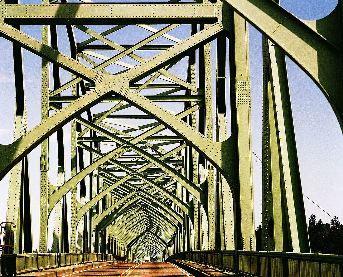 Saint John s Bridge, Portland, Oregon. USA.