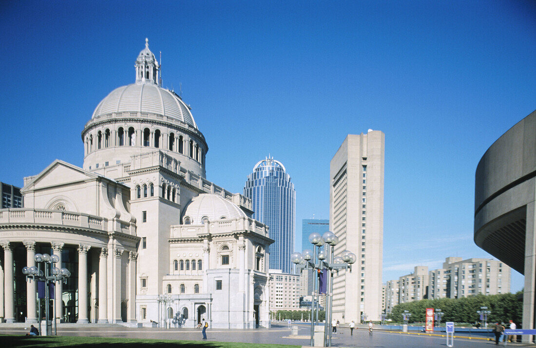 Christian Science church. Boston. Massachusetts. USA