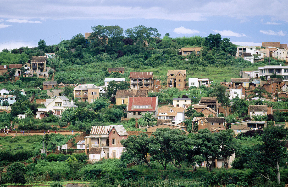 Capital City of Antananarivo. Republic of Madagascar.