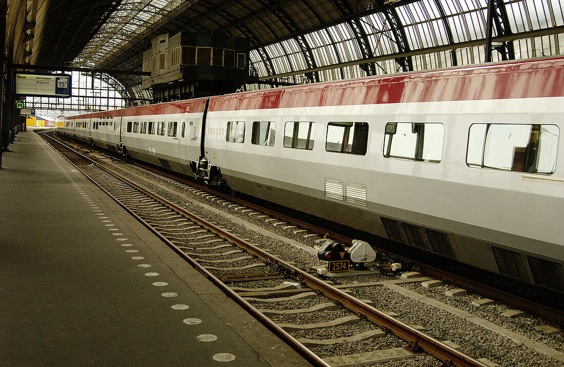 Central Station of Amsterdam. Netherlands