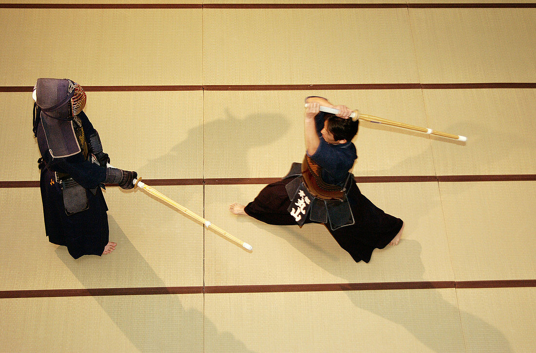 Kendo Shinai (Japanese martial art). Kyoto, Japan.