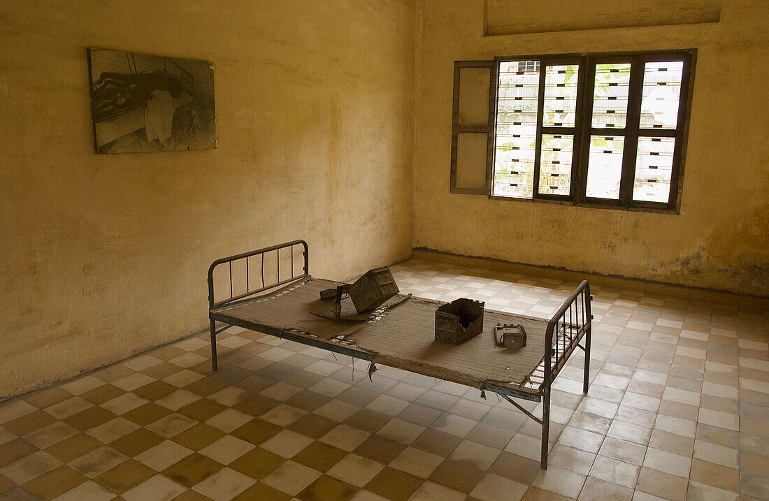 Tuol Sleng (Security Prison 21, or S-21). Phnom Penh, Cambodia