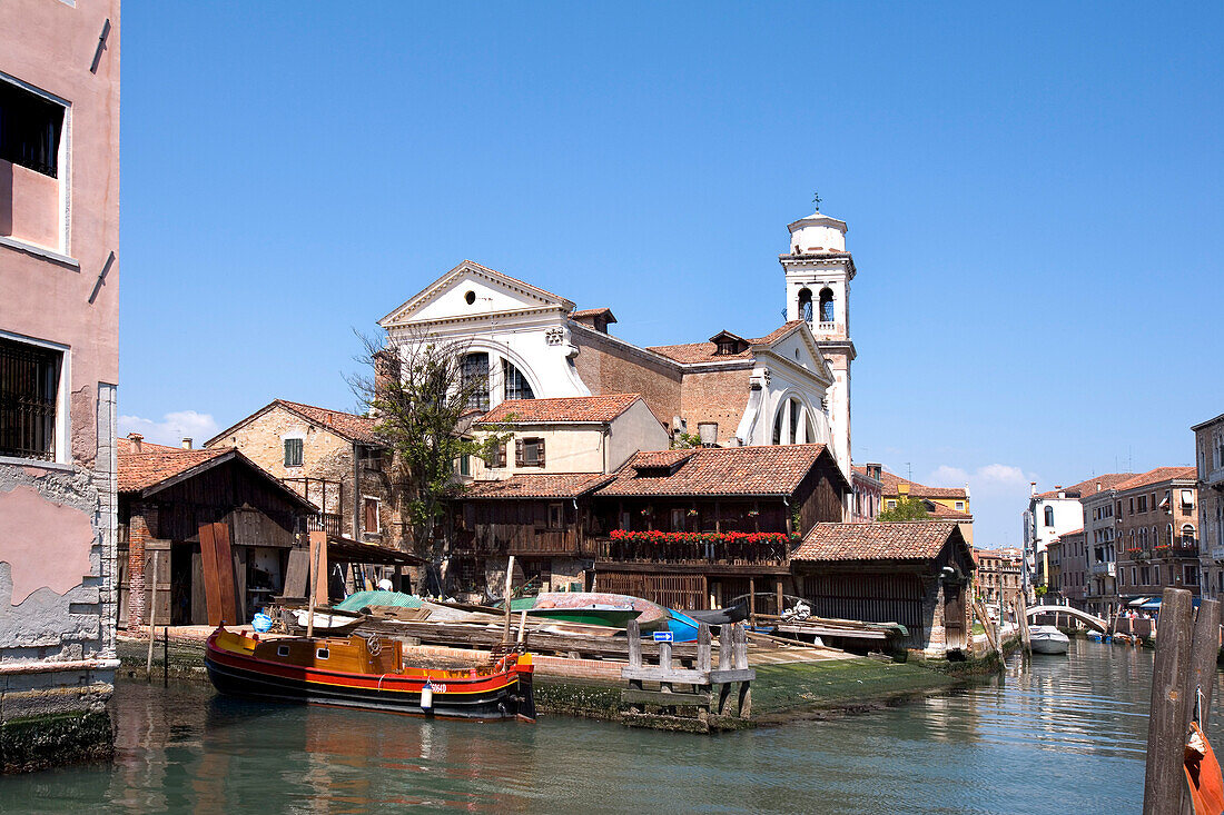 Gondelwerft, San Trovaso, Venedig, Venetien, Italien