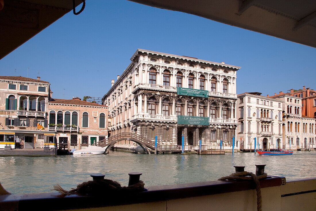 Ca Rezzonico, Canal Grande, Venedig, Venetien, Italien