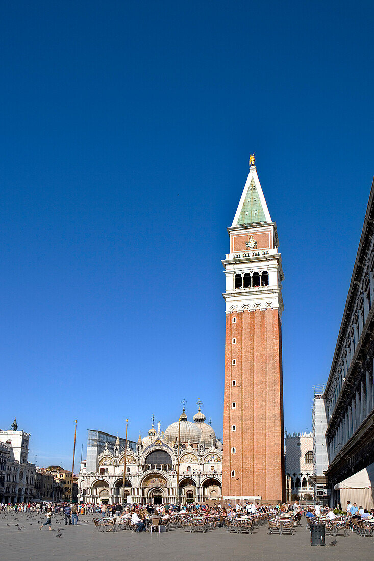 Campanile, St. Marks Square, Venice, Veneto, Italy