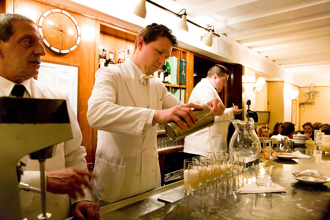 Bellini in Harrys Bar, Venice, Veneto, Italy