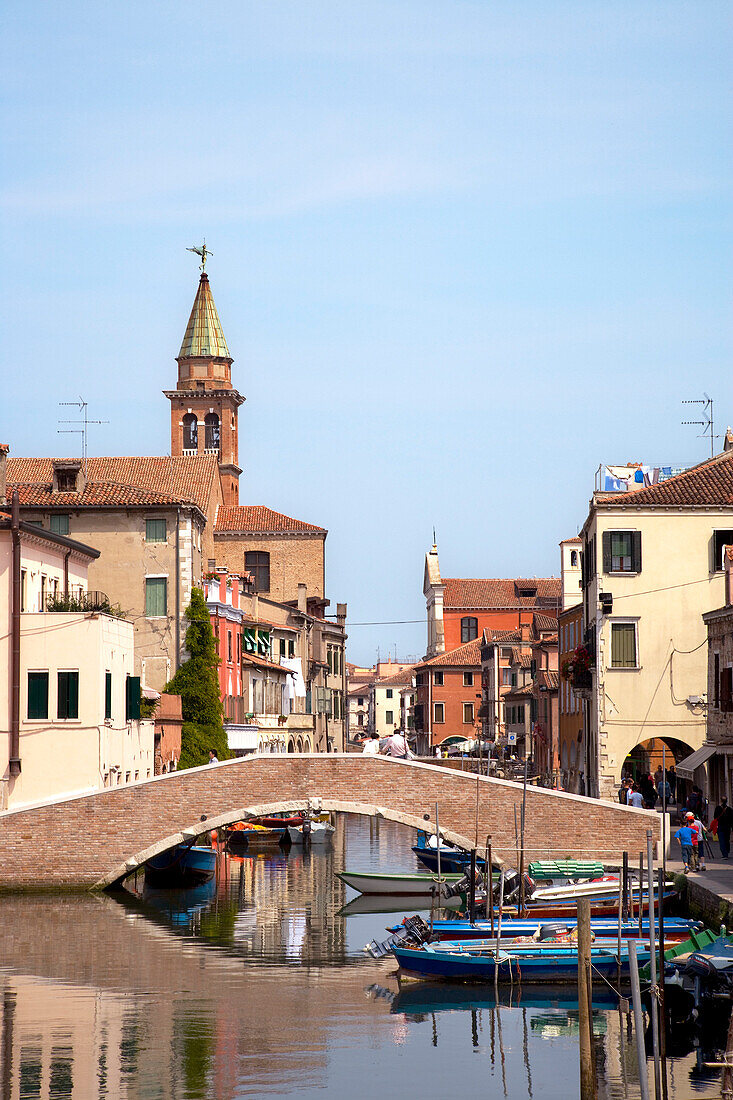 Canale Vena, Chioggia, Lagune, Venetien, Italien