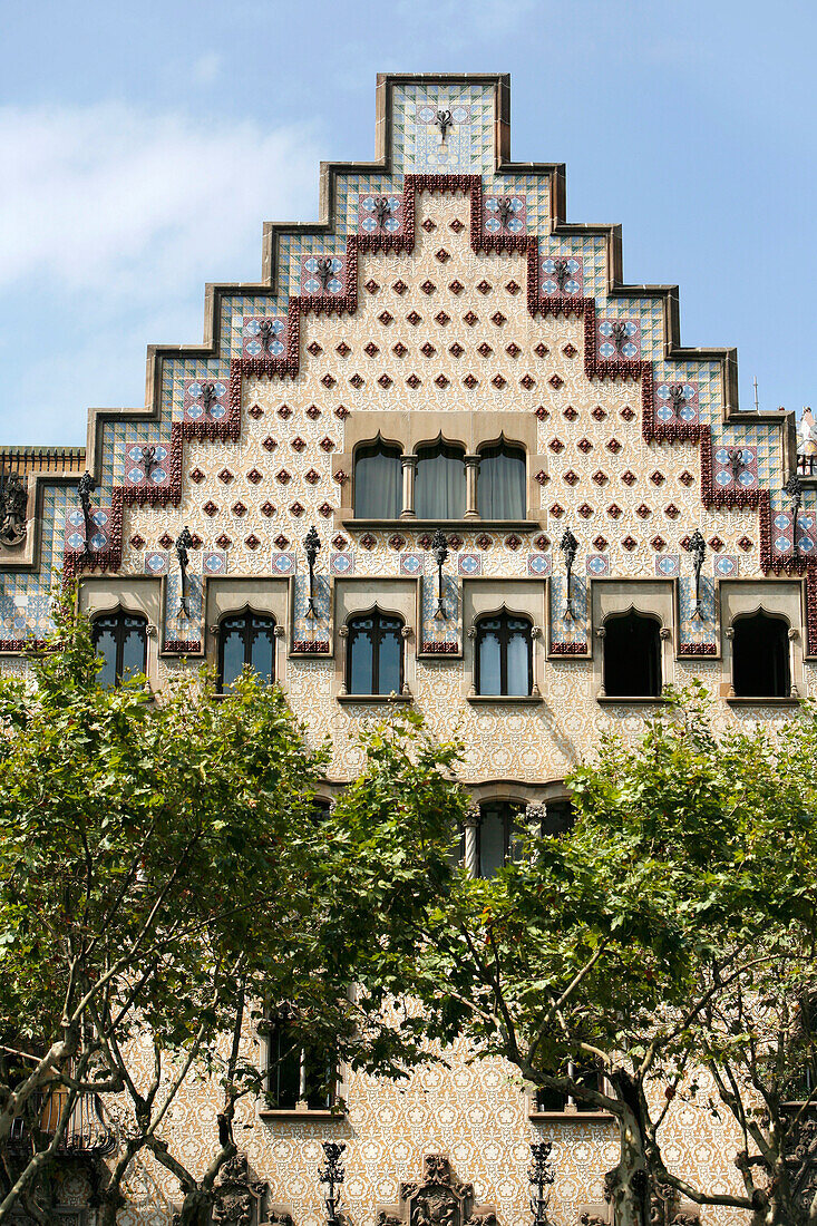 Casa Amatller, Josep Puig i Cadafalch, Passeig de Gracia, Barcelona, Katalonien, Spanien