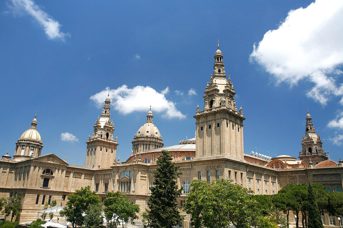 Museu Nacional d'Art de Catalunya, Palau Nacional, Montjuïc, Barcelona, Catalonia, Spain
