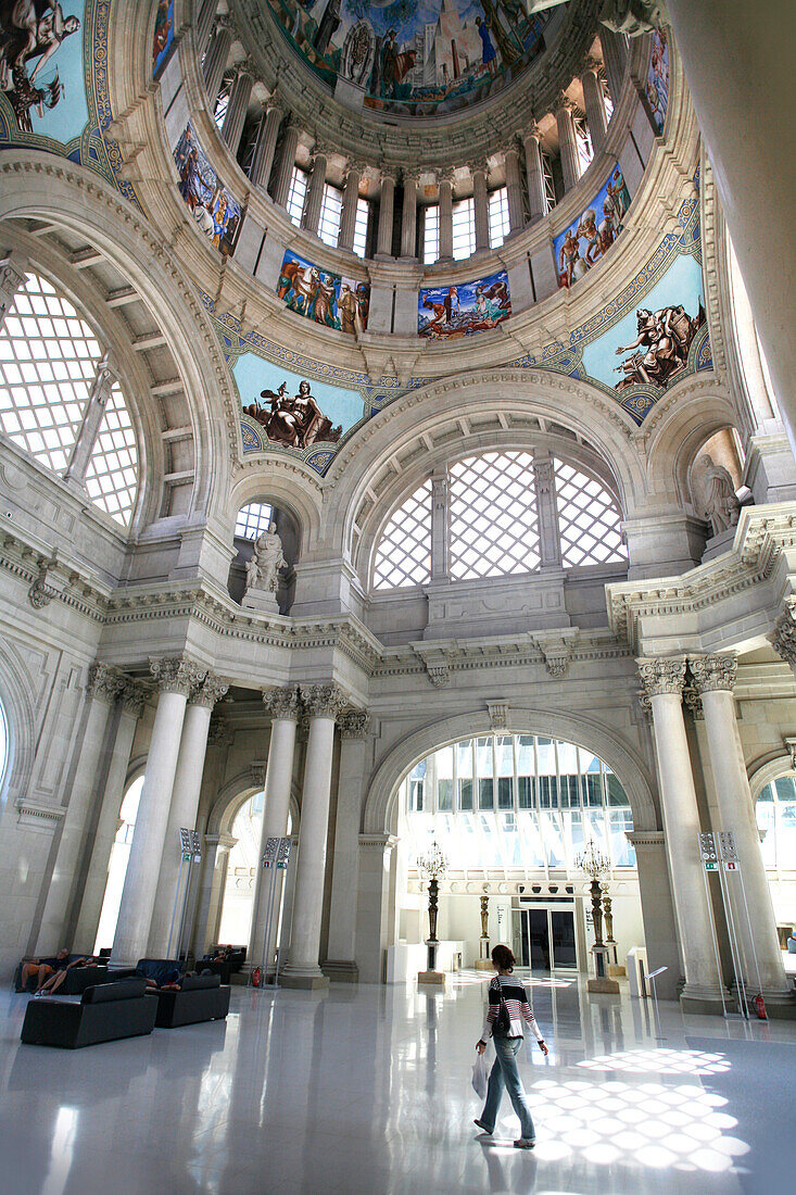 Museu Nacional d'Art de Catalunya, Palau Nacional, Montjuïc, Barcelona, Katalonien, Spanien