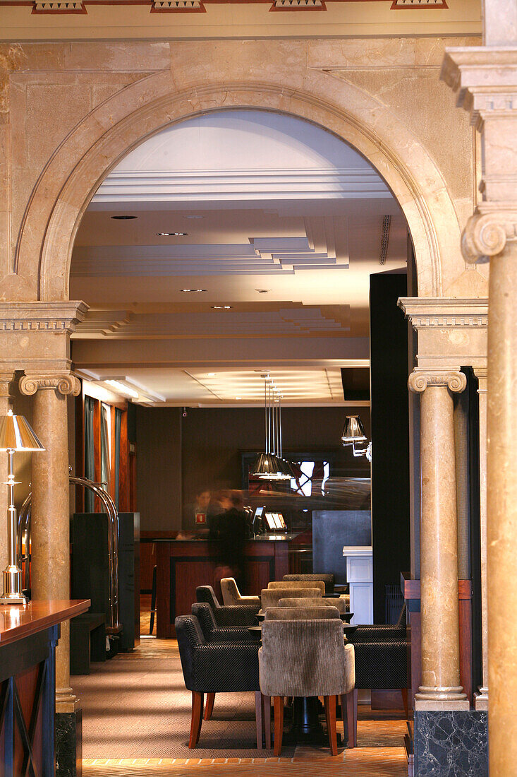 Eingangsbereich im Hotel 1898, Barcelona, Katalonien, Spanien