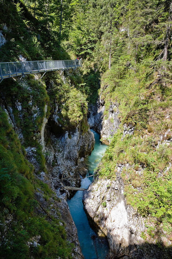 Leutaschklamm bei Mittenwald, Oberbayern, Deutschland