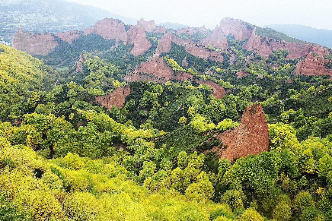 Las Médulas, ancient roman gold mining site. León province. Spain