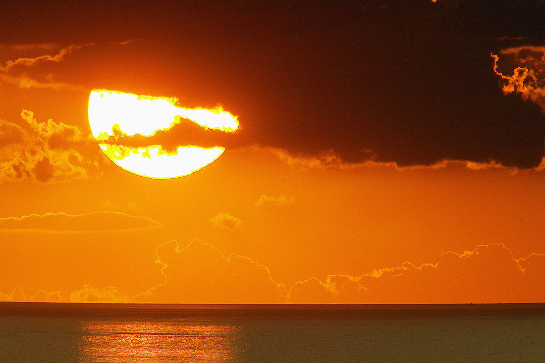 Sunset. Málaga province, Spain