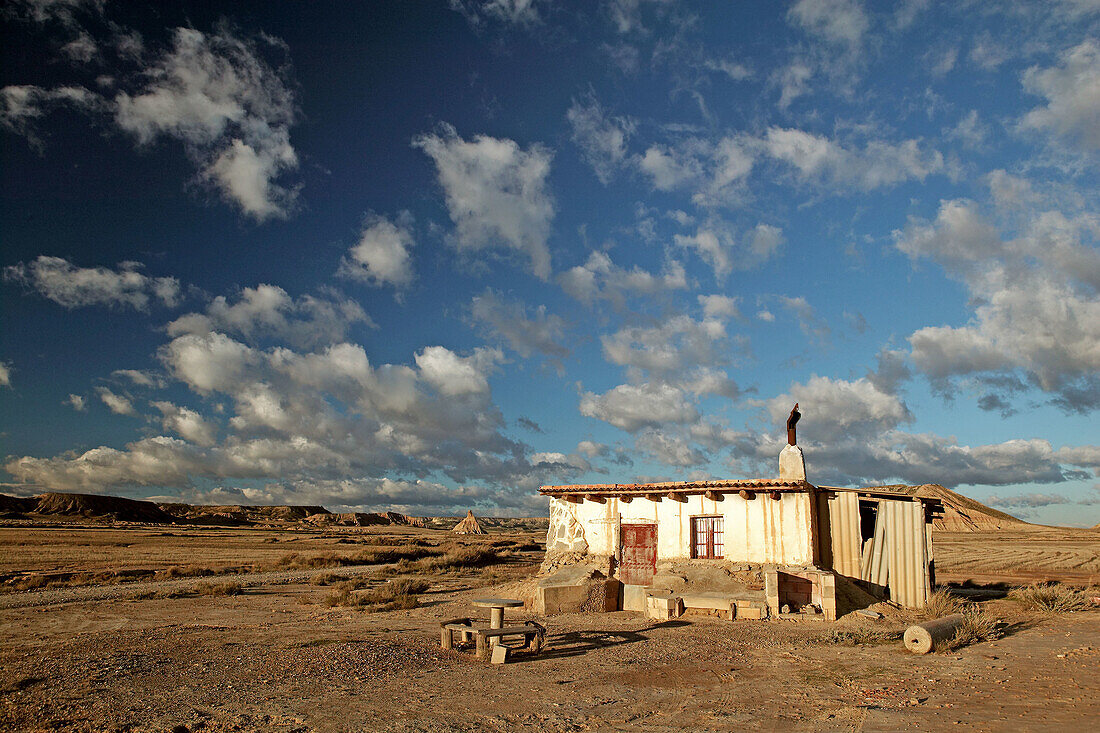 Bardenas Reales Natural Park. Biosphere Reserve. Navarre. Spain