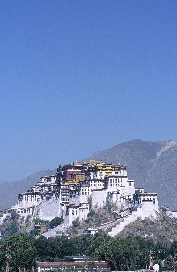 Potala Palace in Lhasa. Tibet.