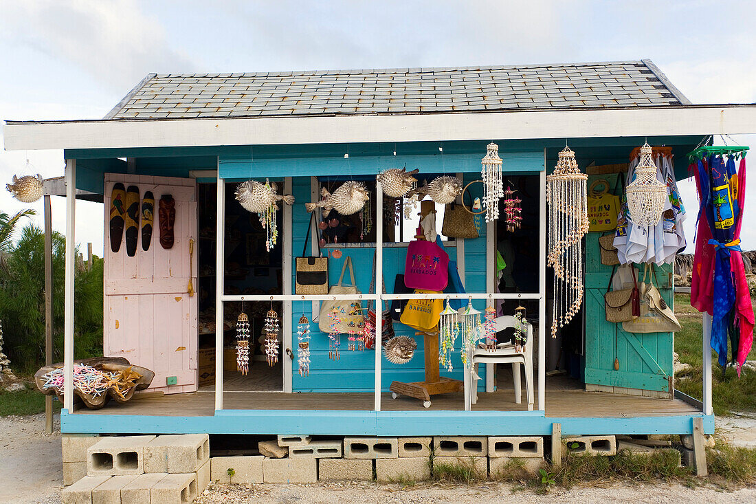 Souvenir shop at North Point, Barbados, Caribbean