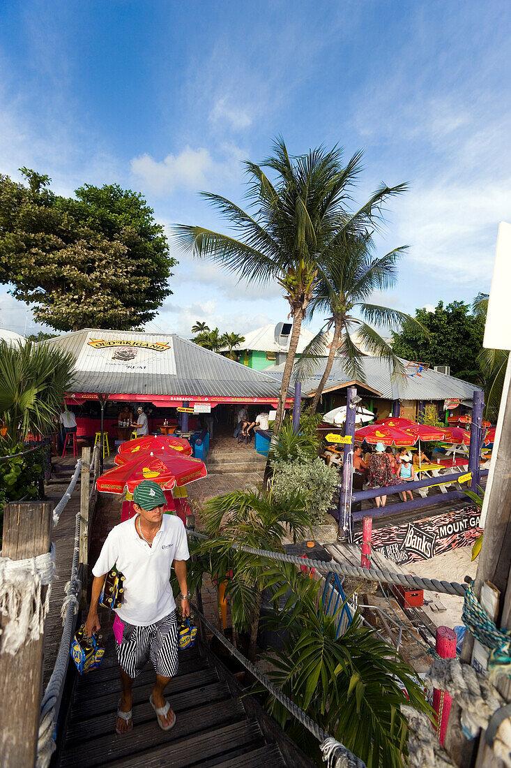 The Boatyard beach bar, Bridgetown, Barbados, Caribbean
