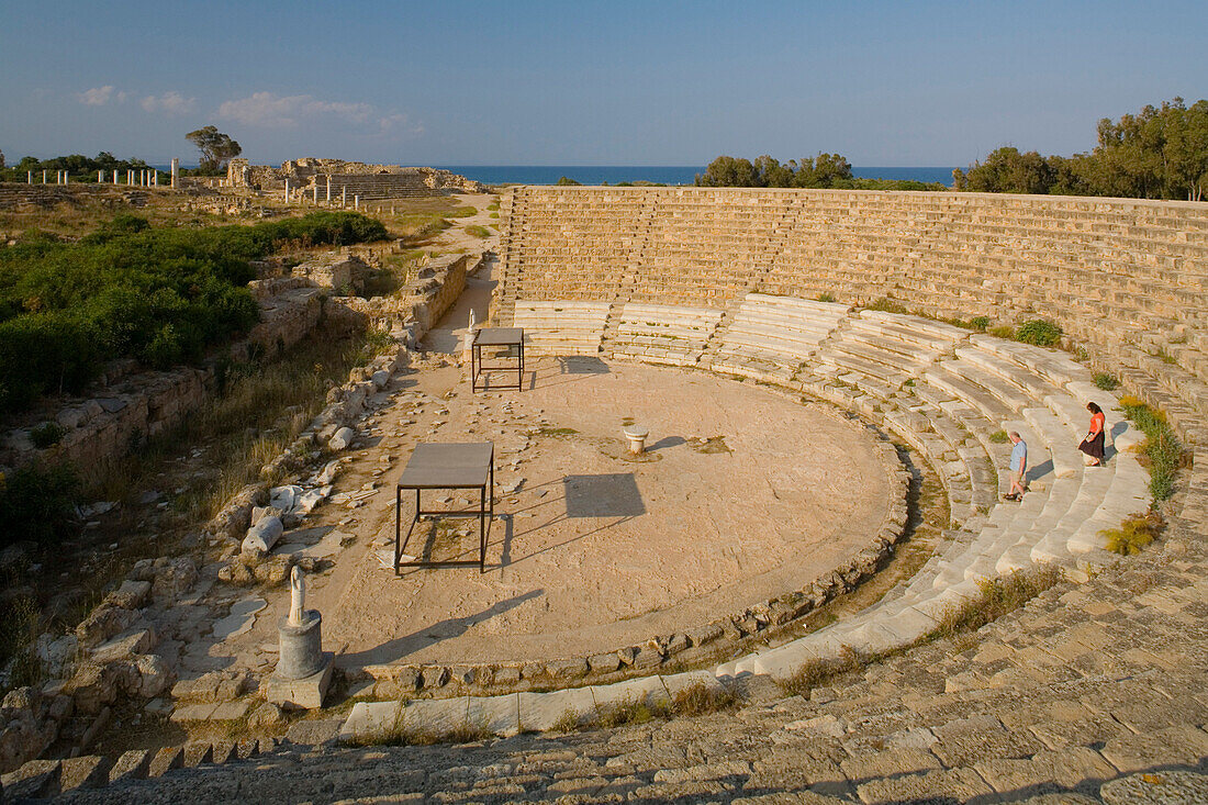 Antike Theater von Salamis, Ruinen, Archaeologie, Antike Stadt von Salamis, Nordzypern, Zypern