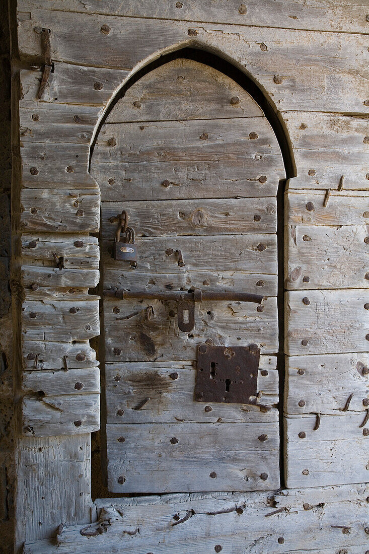 Door leading to the city wall, Othello Castle, Othello Kalesi, Famagusta, Gazimagusa, North Cyprus, Cyprus