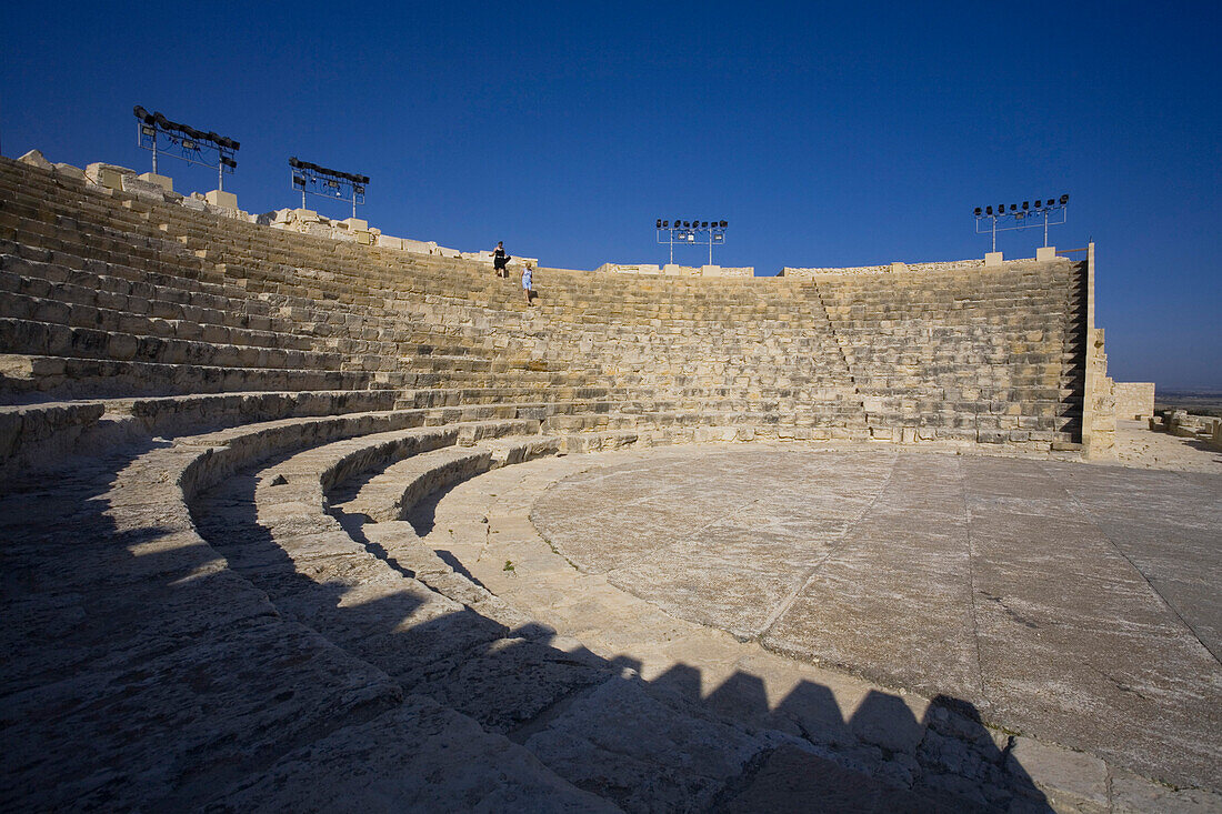 Kourion Theatre in the ancient city of Kourion, Kourion, South Cyprus, Cyprus