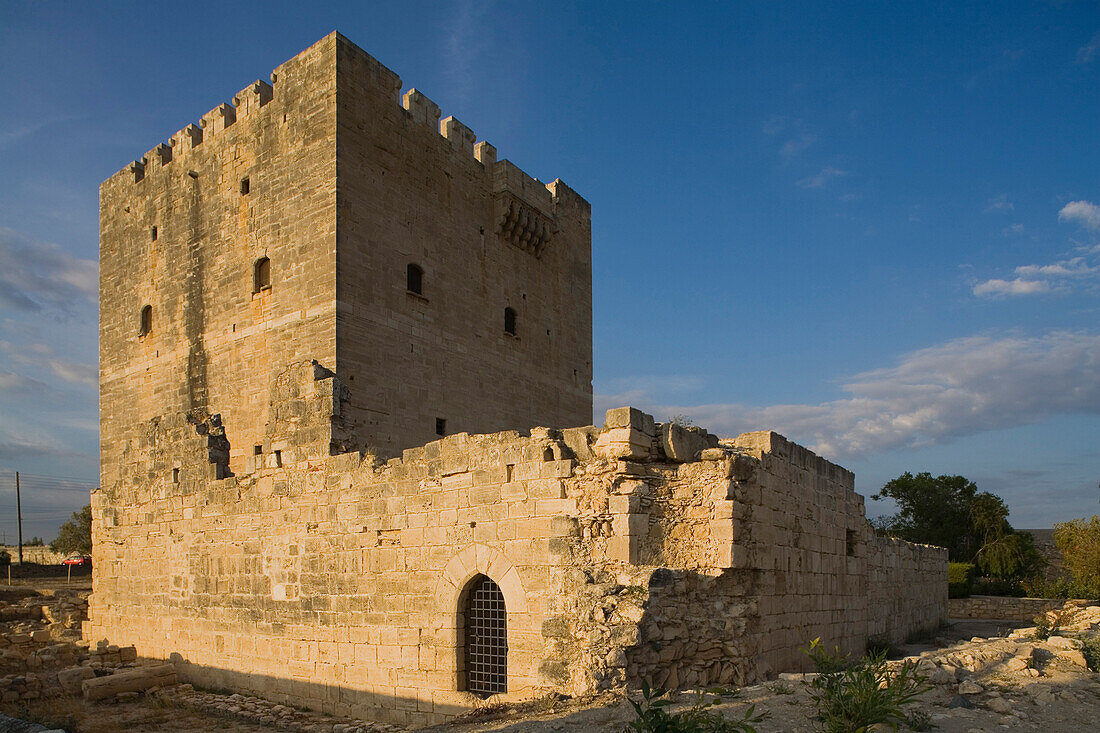 Burg von Kolossi, Festung diente dem Ritterorden der Johanniter als Grand Commandery, als Hauptquartier, Kolossi, bei Lemesos, bei Limassol, Südzypern, Zypern